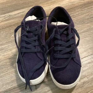 Crewcuts Navy Corduroy Sneakers